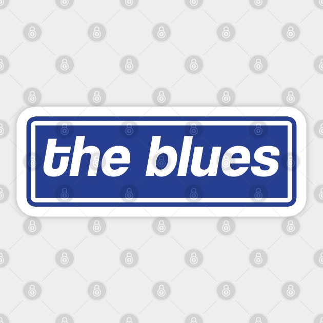 The Blues Sticker by Footscore